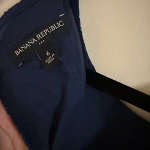 Banana Republic Midnight Blue eyelet lace dress